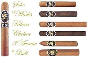 Box of Churchill Tribeca cigars at Miami Florida Golf awards dinner Tribeca box of 7 inch cigars from CF Dominicana